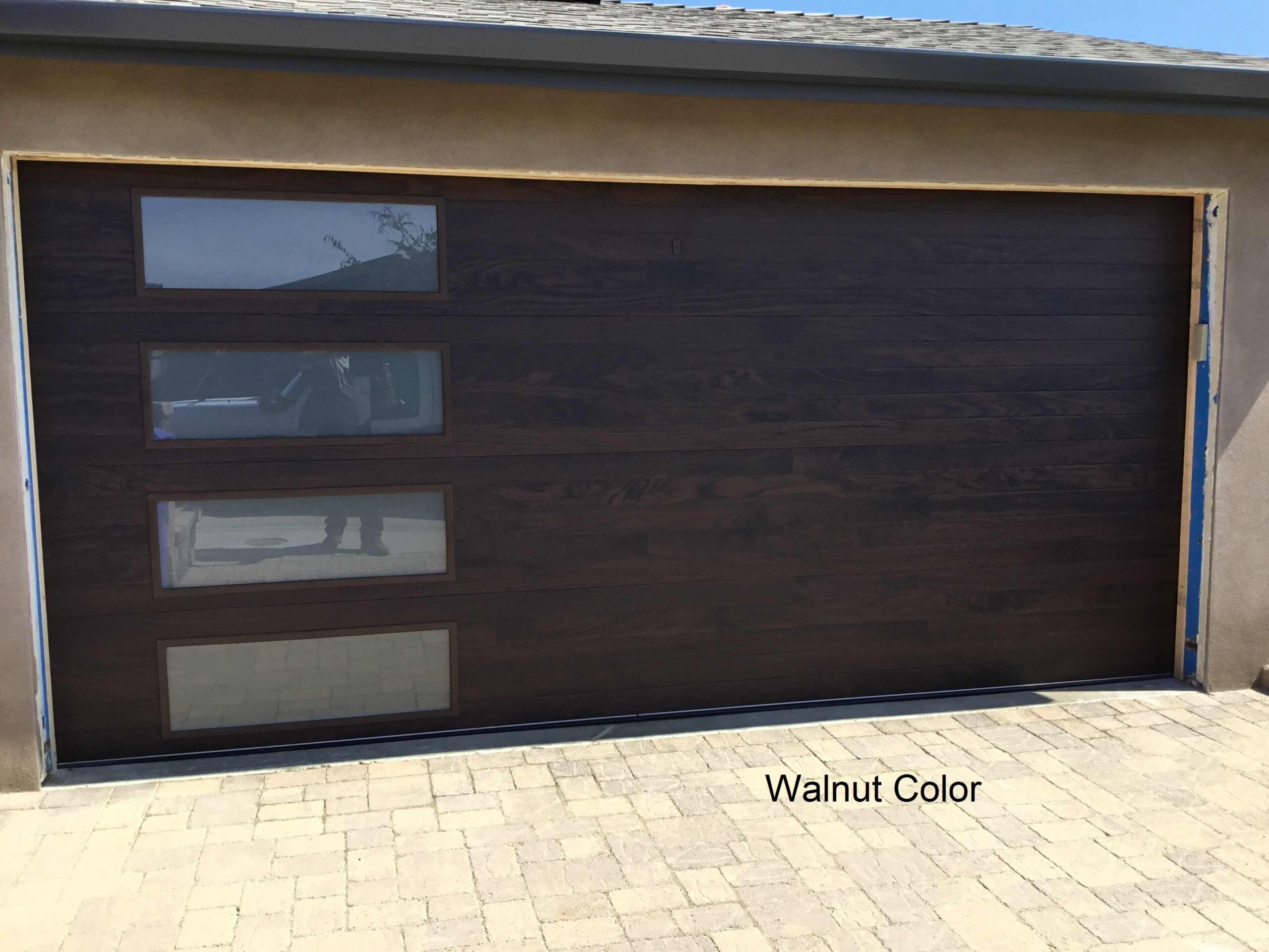 Garage Door with window panels