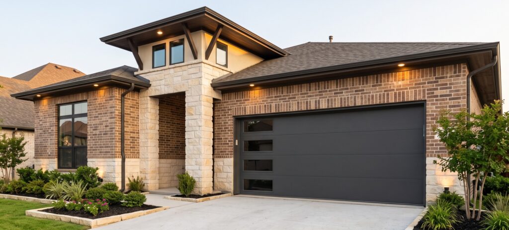 Modern Insulated Garage Door Replacement
